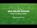 Online Q&A session about Node.js Global Summit flow