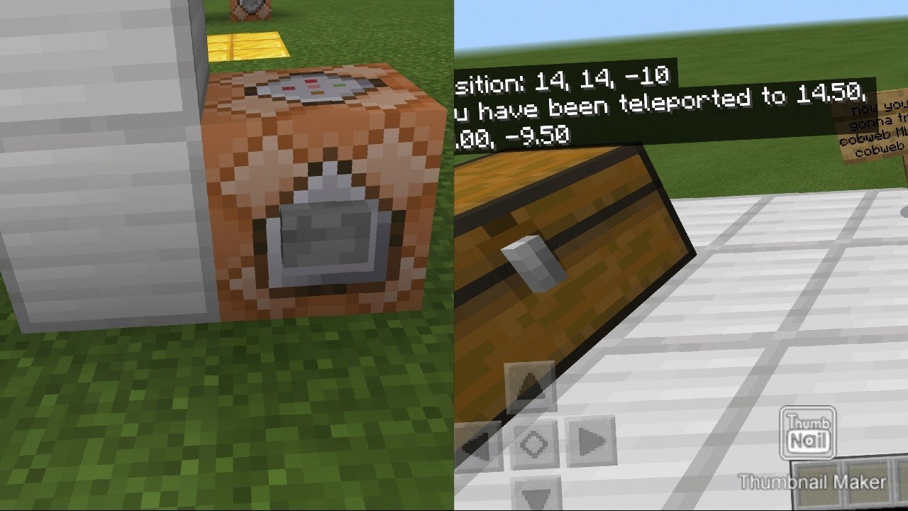 How to use a command block to teleport you - YouTube