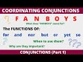 Functions Of Coordinating Conjunctions FANBOYS For And Nor But Or Yet So Functions Of Coordinating Conjunctions FANBOYS For And Nor But Or Yet So