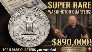 Your Old Quarter Could Be Worth $890,000! TOP 5 SUPER RARE Washington Quarters You MUST Check!