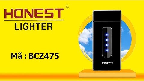 Bật lửa sạc điện cảm ứng hiện đại chất chơi đẳng cấp Honest BCZ475 - Ambe.vn
