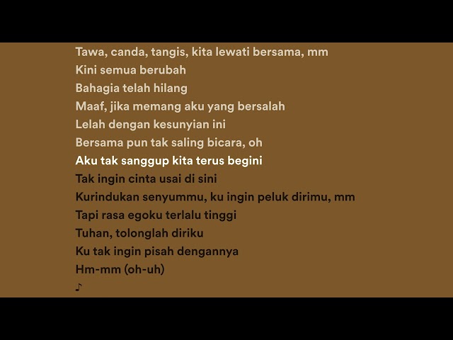 Lyodra - Ego (Lyrics | Lirik) class=