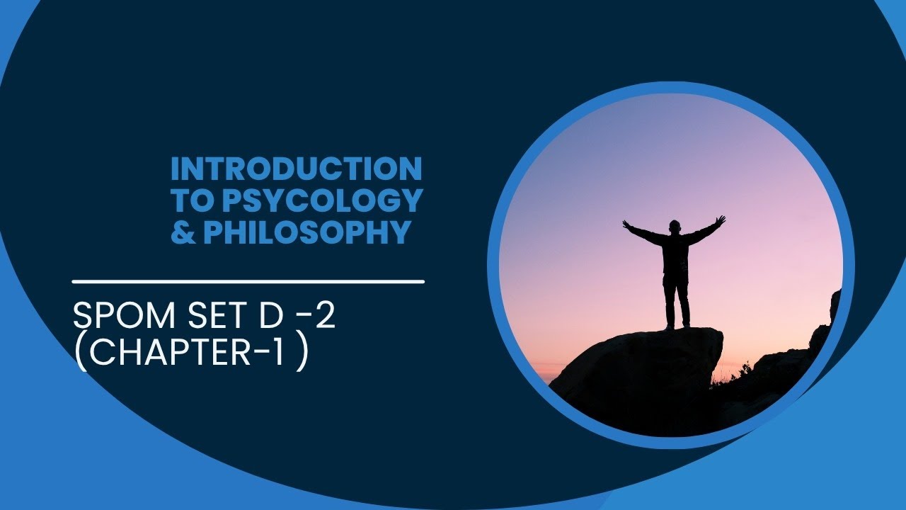 Spom set D-2 chapter 1 introduction*FREE LECTURES * as per ICAI MODULE ...