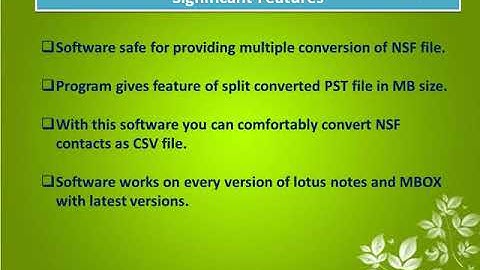 Free NSF file to MBOX file Format Converter Tool