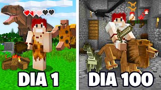 SOBREVIVI 100 DIAS NA ERA DA PEDRA  PRIMALCRAFT O FILME