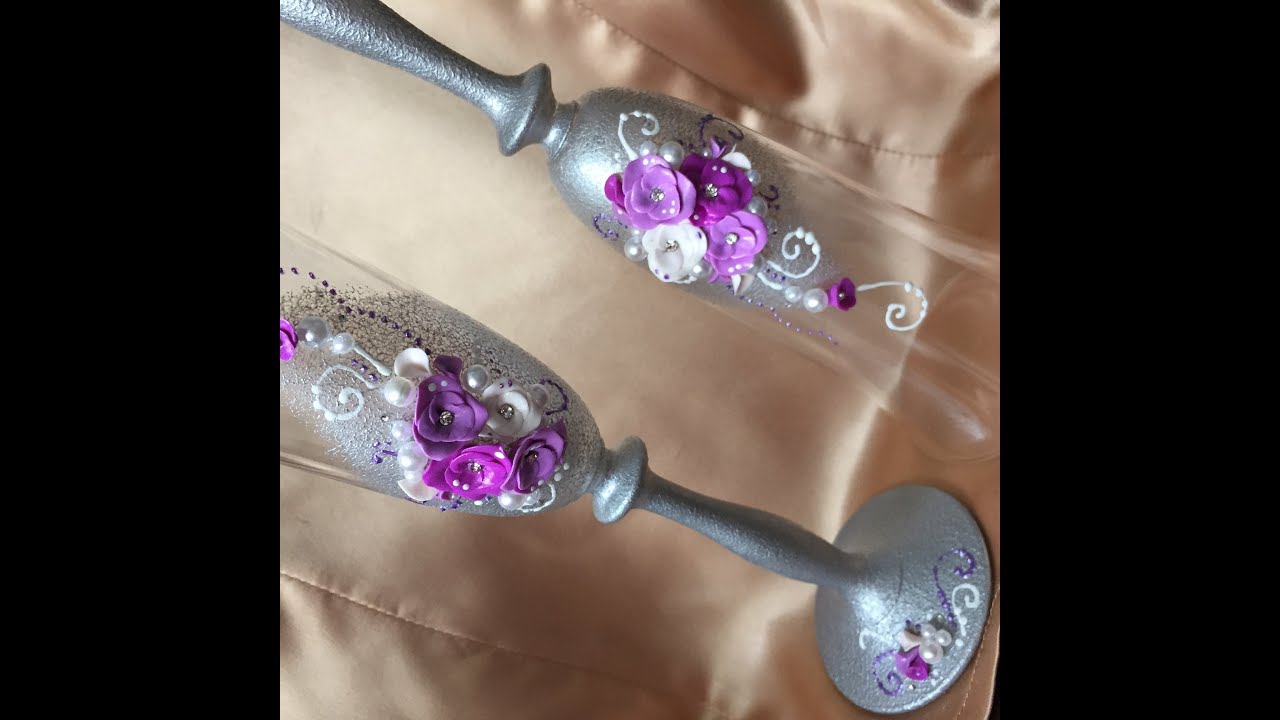 Нежные кружевные бокалы