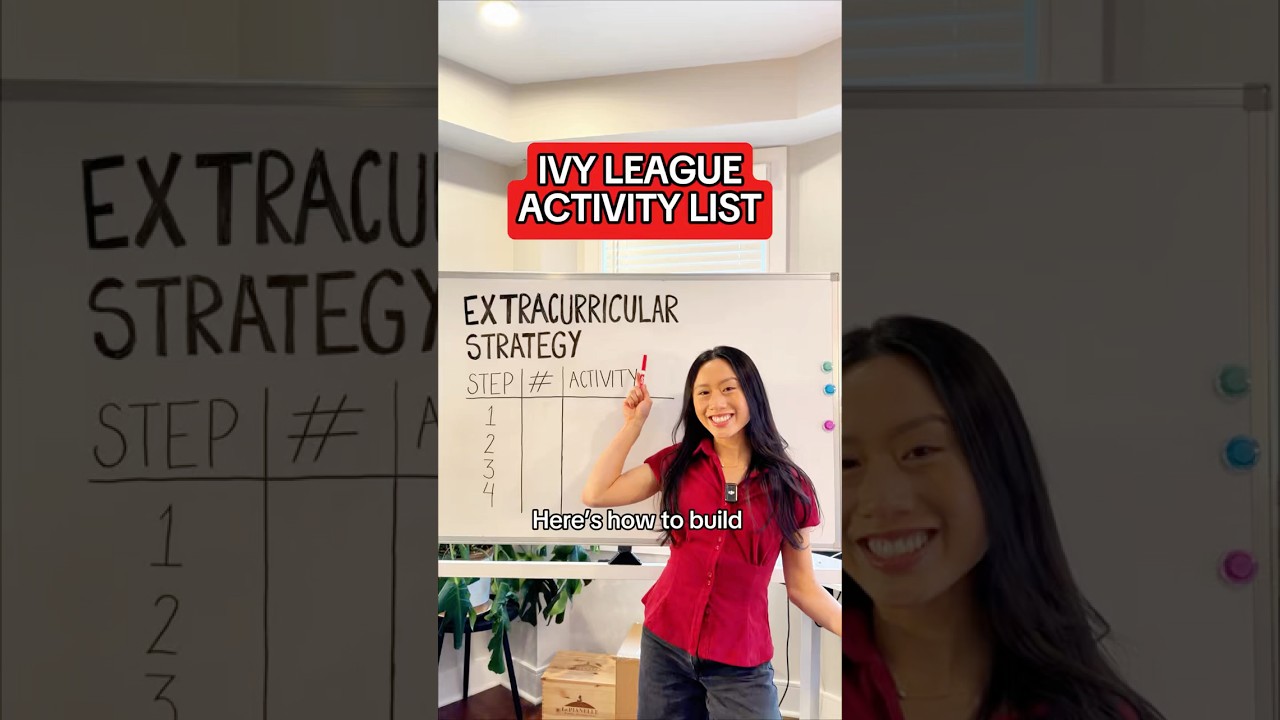 How to Build an Ivy League Level Activities List 🌟