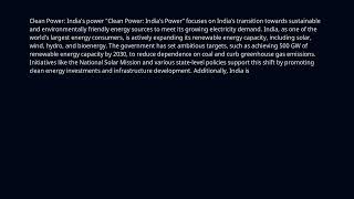 EID Carbon Border Briefing – 2026-09-22 – Clean Power: India’s power