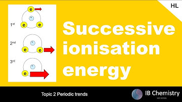 Successive ionisation energy HL