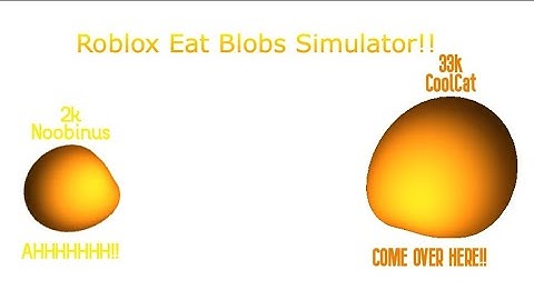 Can I be the biggest Blob on Earth????? Roblox Eat Blobs Simulator!!