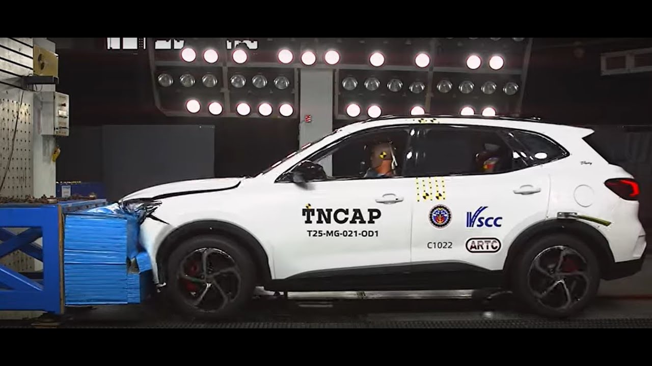 TNCAP Crash & Safety Tests of MG HS 2025