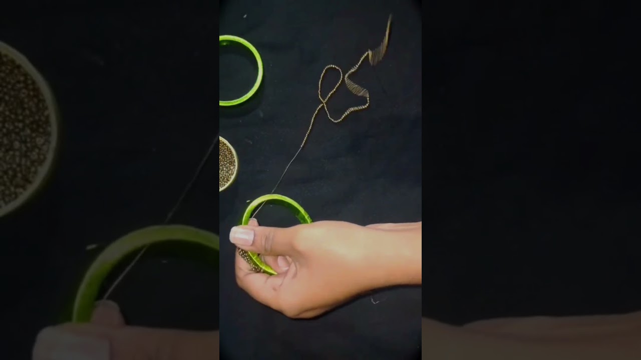 making of cut work bangles/traditionalbangles 
