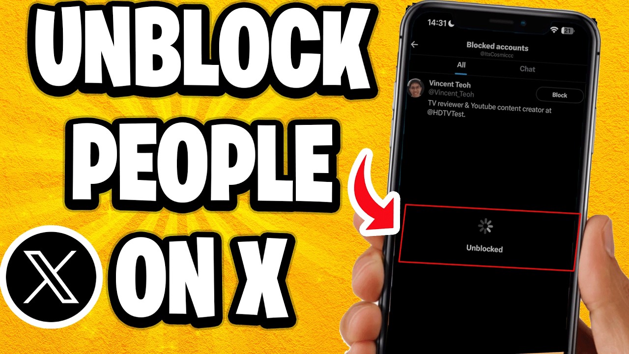 How to Unblock People on X? - YouTube