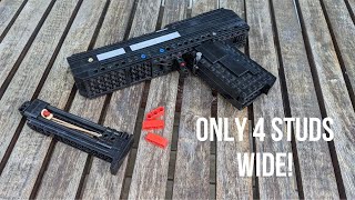 Lego 4 Studs Wide Pistol + Instructions Part 2 (Collab w Still Thinking)