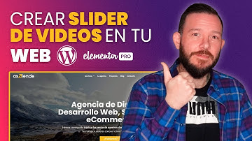 Cómo crear SLIDER de VIDEOS en Wordpress | Usar fondos de video en Elementor PRO (Tutorial) Clase 15