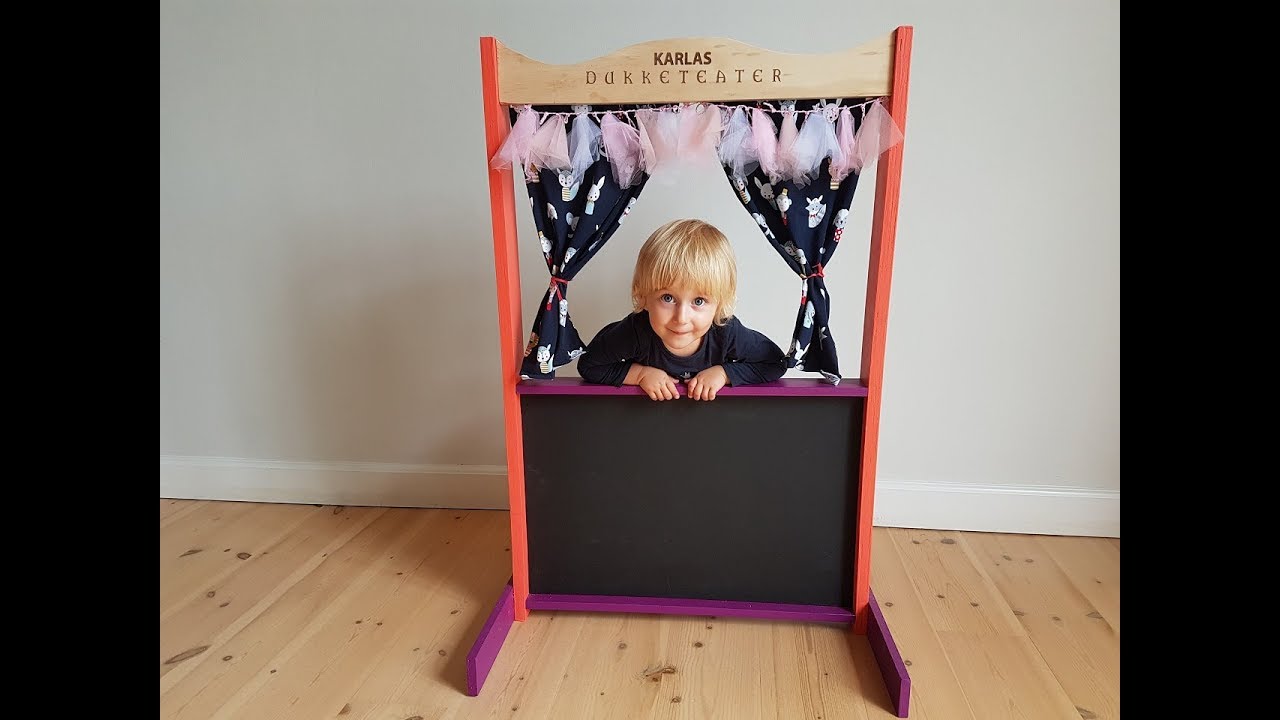 DIY How to build a Puppet Theatre from plywood - Wooden ...