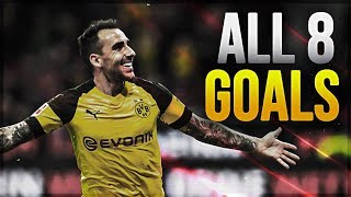 Paco Alcácer ► First 8 Goals for Borussia Dortmund | 2018/19ᴴᴰ