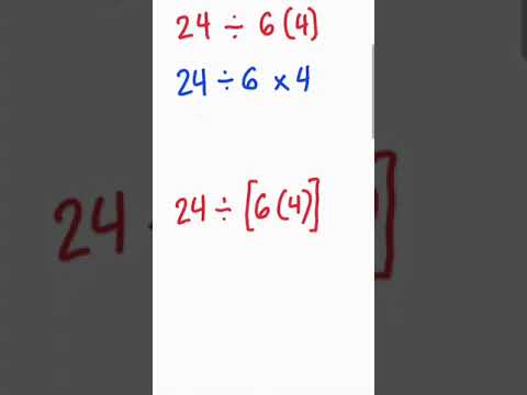 Order of Operations