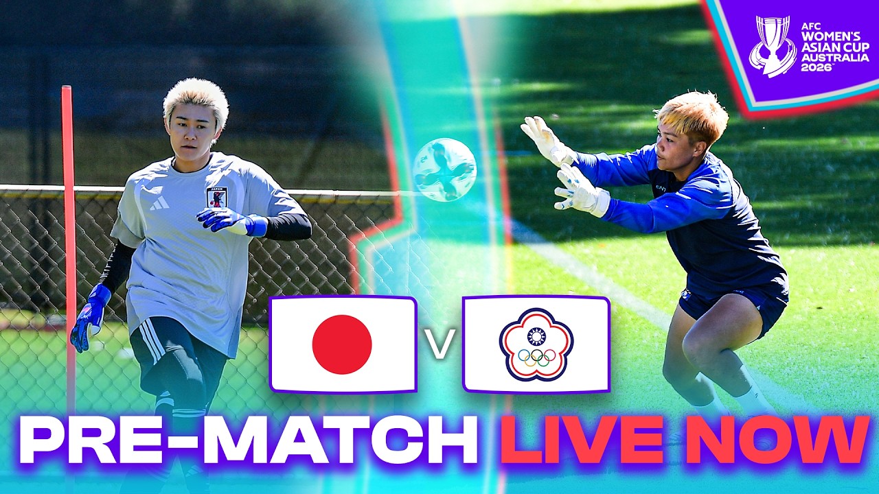 🔴 Japan vs Chinese Taipei – Get Ready for Action! | PRE-MATCH | AFC Women's Asian Cup™ 2026