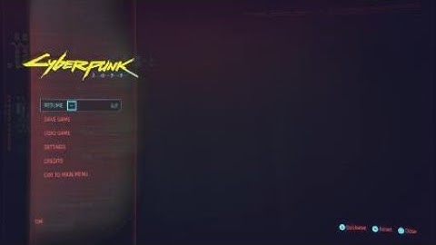 Cyberpunk 2077 weird camera glitch