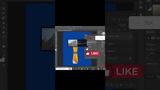 how to create reflections SIMPLE #tutorial  #photoshoptutorial  #goviral making reflections
