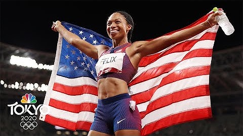 10! Allyson Felix ties Carl Lewis as Miller-Uibo defends 400m gold | Tokyo Olympics | NBC Sports