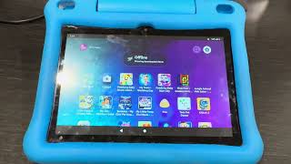 Using WiFi on Amazon fire hd kids tablet