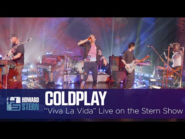 Coldplay “Viva La Vida” Live on the Stern Show class=