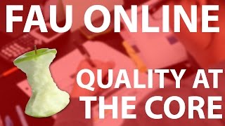 Quality at the Core: Find out how FAU online courses are a cut above the rest.