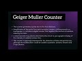 Advanced Explaination of Geiger Muller Counter | Easy Explanation of GM Counter