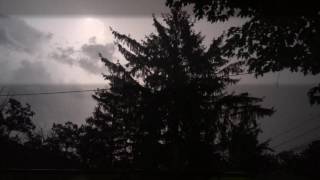 2016-08-13 - Severe Nighttime Thunderstorm (Hudson, NY) [RH]