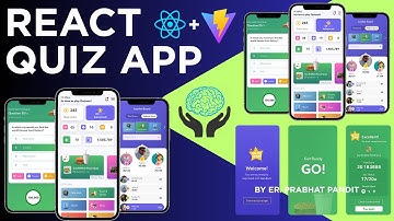 🎯 Build a Fun & Smart Quiz App in React JS | Track High Score + Progress Bar + Local Storage