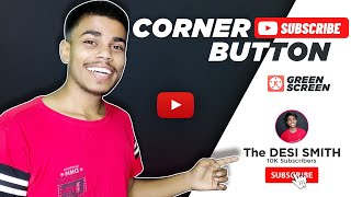 Corner Subscribe Button Just in 5 Minutes 🔥 | Corner Subscribe Green Screen Animation on Mobile🔥 News