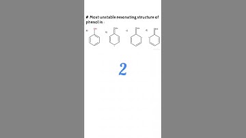 Resonance structure || #glimpse of chemistry . #shorts
