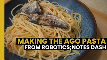 Making the ago pasta from Robotics;Notes DaSH
