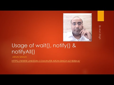 Wait Notify NotifyAll