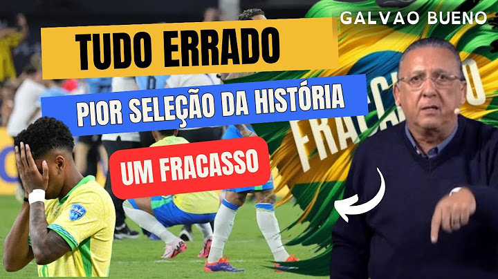 BRASIL FOI ELIMINADO DA COPA AMÉRICA! "É A PIOR SELEÇÃO DA HISTÓRIA " | React Galvão Bueno comenta