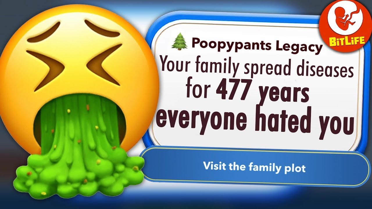 I started a TERRIBLE family that lasted for 477 years in Bitlife
