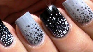 nail gray nails easy designs simple beginners tutorial step idea dots grey polish nailart stylish cool nice