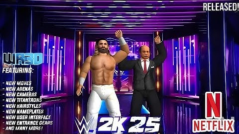 [259MB] | WR3D 2K25 BY SHUBSEN WRESTLEMANIA 41 MOD RELEASED! NO LAG! | FOR ALL DEVICES | NEW MOVES