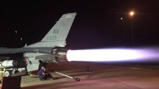 F-16 Afterburner Run