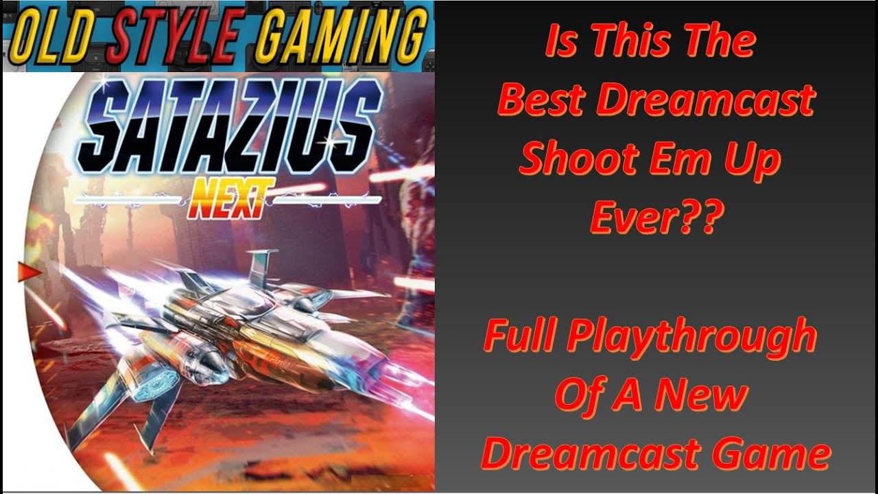 Satazius Next Dreamcast - Jeu Shmup Pixel Heart - Neuf Sous Blister - Région Free