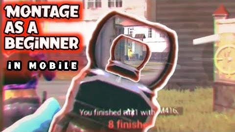 Montage like begginers bgmi | with new effect created in kinemaster.  new scope effect