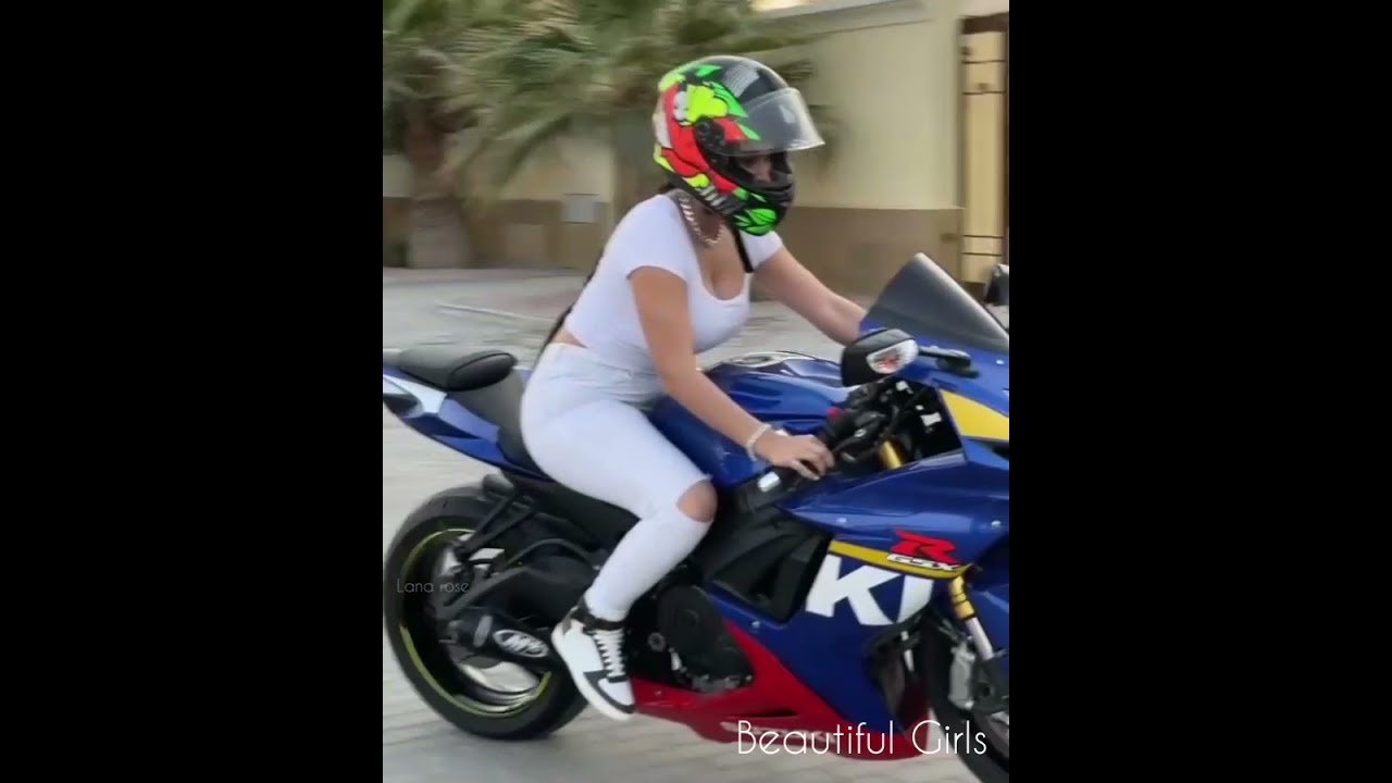 Lana rose bike riding & Car | biker Girl | Superbike | Supercar | Lana rose  hot | Beautiful Girls - YouTube