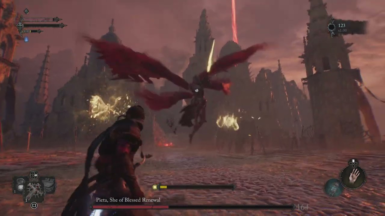 DEATHLESS Pieta, she of Blessed Renewal BOSS. Exiled Stalker GAMEPLAY