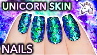 I PEELED THE SKIN OF A UNICORN | Testing magical shifting flakies for nails