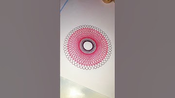 Wait For Last | How To The Make Spirograph Drawing | #shorts #Atik_Mia_official #art