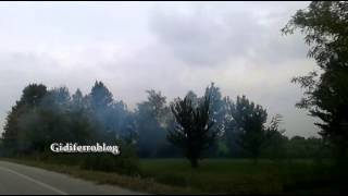 Mira, fumo sulla provinciale 22