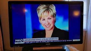 Leslie Griffith: KTVU Ch. 2 Morning News remembers this beautiful soul and great reporter. Wealth