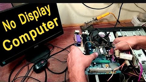 How to repaer no display computer/ no display matherboard Esonic 31 motherboard no  display repaired